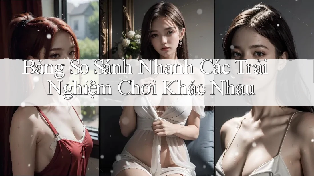 Bảng So Sánh Nhanh Các Trải Nghiệm Chơi Khác Nhau Bảng So Sánh Nhanh Các Trải Nghiệm Chơi Khác Nhau