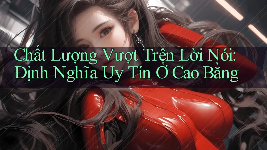 Chất Lượng Vượt Trên Lời Nói: Định Nghĩa Uy Tín Ở Cao Bằng Chất Lượng Vượt Trên Lời Nói: Định Nghĩa Uy Tín Ở Cao Bằng