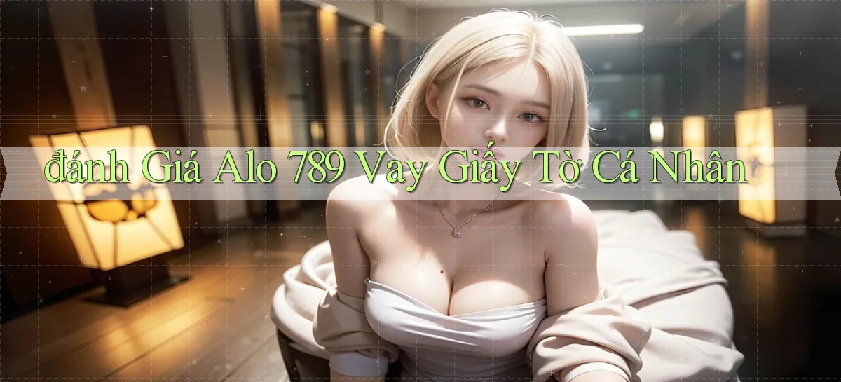 đánh giá alo 789 vay giấy tờ cá nhân