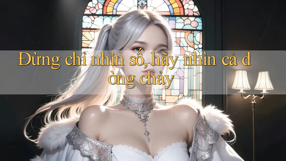 Đừng chỉ nhìn số, hãy nhìn cả dòng chảy