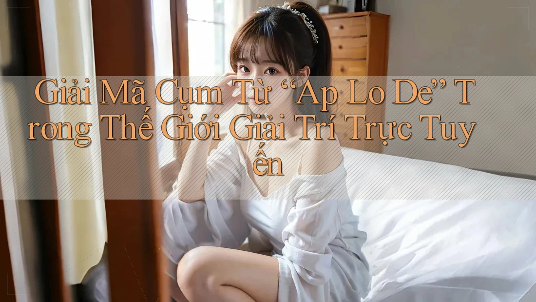 Giải Mã Cụm Từ “Ap Lo De” Trong Thế Giới Giải Trí Trực Tuyến Giải Mã Cụm Từ “Ap Lo De” Trong Thế Giới Giải Trí Trực Tuyến