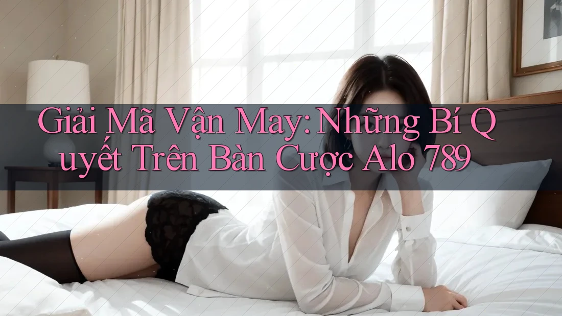 Giải Mã Vận May: Những Bí Quyết Trên Bàn Cược Alo 789 Giải Mã Vận May: Những Bí Quyết Trên Bàn Cược Alo 789