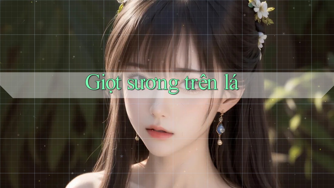 Giọt sương trên lá