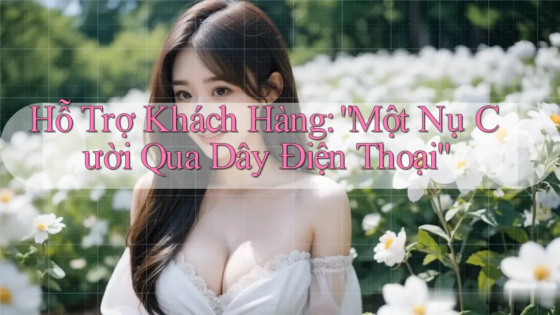 Hỗ Trợ Khách Hàng: “Một Nụ Cười Qua Dây Điện Thoại” Hỗ Trợ Khách Hàng: “Một Nụ Cười Qua Dây Điện Thoại”