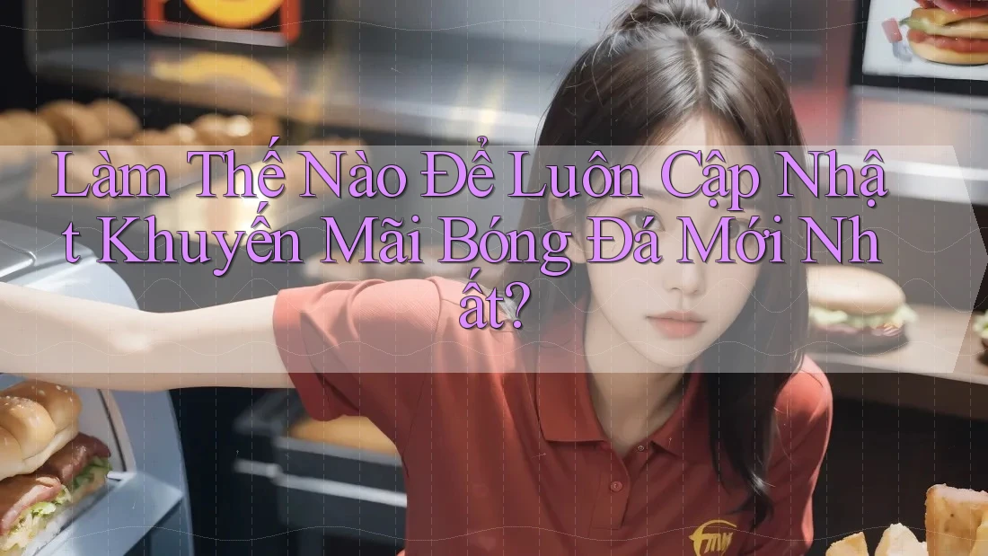 Làm Thế Nào Để Luôn Cập Nhật Khuyến Mãi Bóng Đá Mới Nhất? Làm Thế Nào Để Luôn Cập Nhật Khuyến Mãi Bóng Đá Mới Nhất?