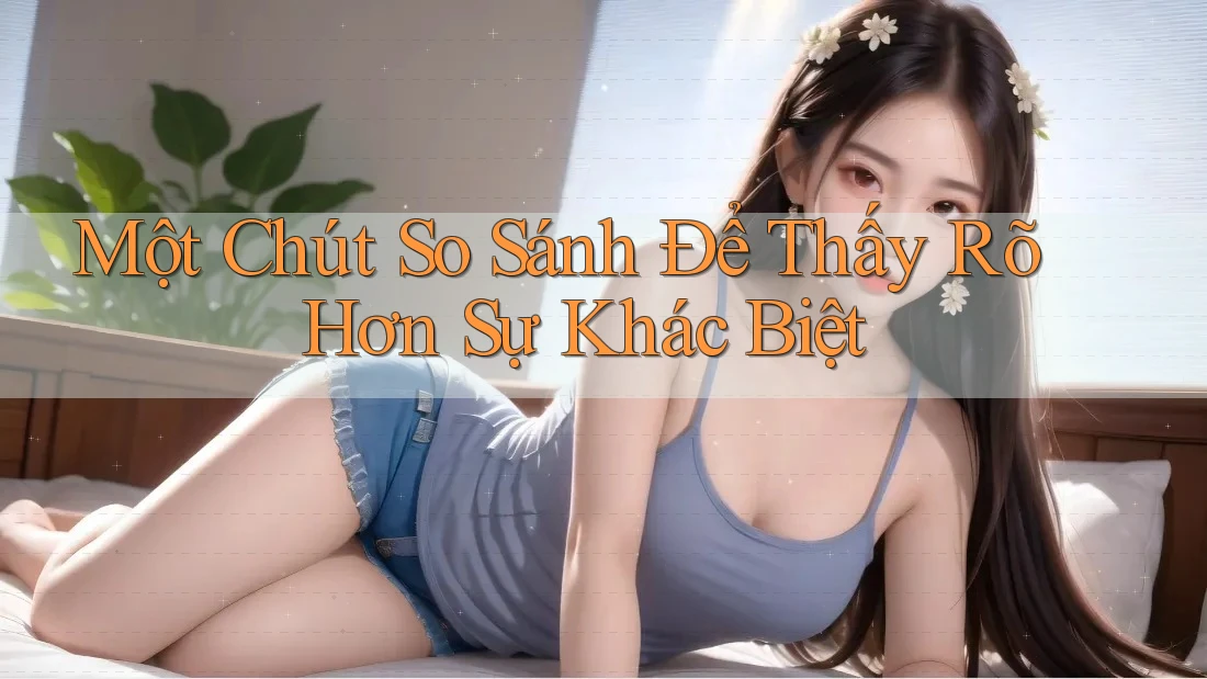 Một Chút So Sánh Để Thấy Rõ Hơn Sự Khác Biệt Một Chút So Sánh Để Thấy Rõ Hơn Sự Khác Biệt