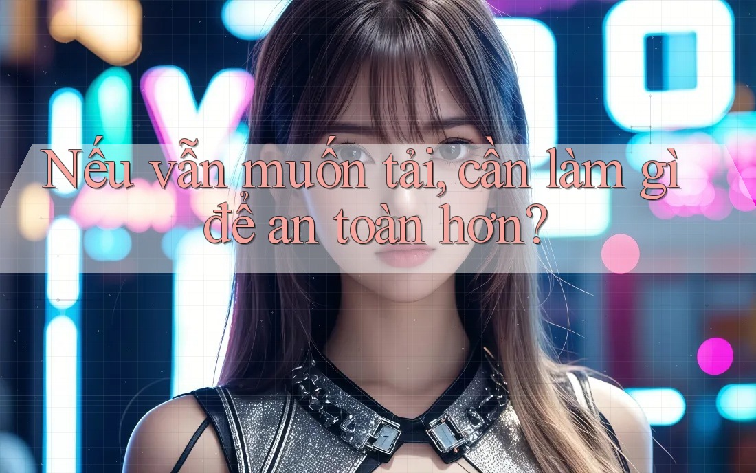 Nếu vẫn muốn tải, cần làm gì để an toàn hơn?