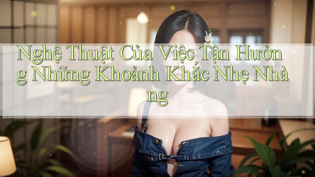 Nghệ Thuật Của Việc Tận Hưởng Những Khoảnh Khắc Nhẹ Nhàng Nghệ Thuật Của Việc Tận Hưởng Những Khoảnh Khắc Nhẹ Nhàng