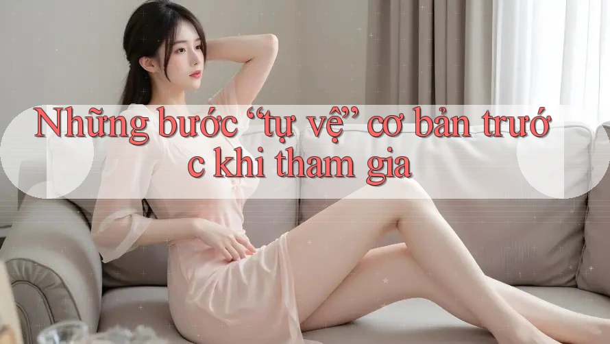 Những bước “tự vệ” cơ bản trước khi tham gia Những bước “tự vệ” cơ bản trước khi tham gia