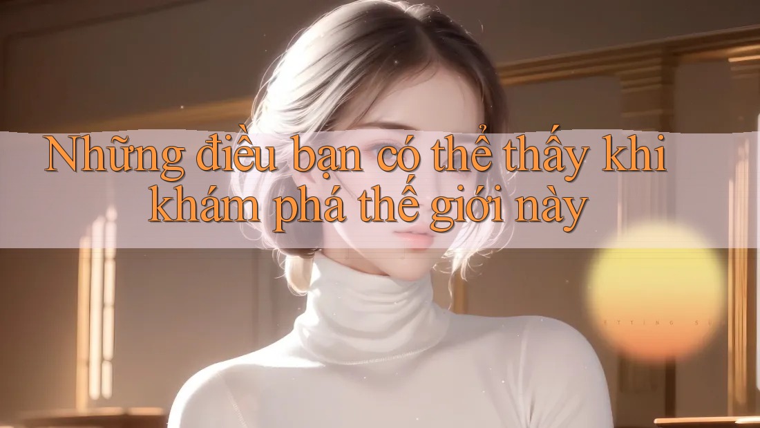 Những điều bạn có thể thấy khi khám phá thế giới này Những điều bạn có thể thấy khi khám phá thế giới này