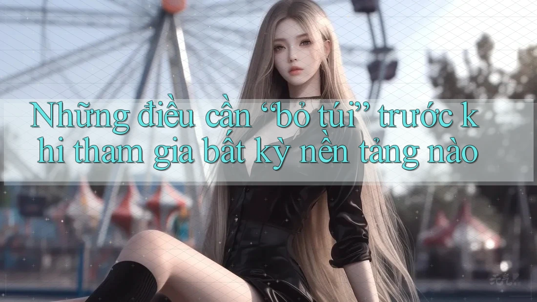 Những điều cần “bỏ túi” trước khi tham gia bất kỳ nền tảng nào Những điều cần “bỏ túi” trước khi tham gia bất kỳ nền tảng nào