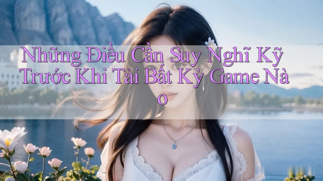 Những Điều Cần Suy Nghĩ Kỹ Trước Khi Tải Bất Kỳ Game Nào