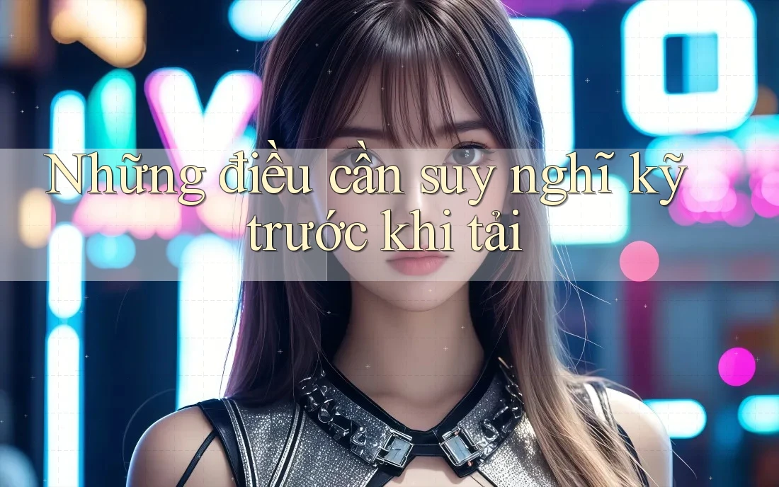 Những điều cần suy nghĩ kỹ trước khi tải