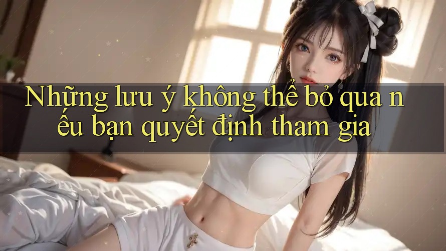 Những lưu ý không thể bỏ qua nếu bạn quyết định tham gia Những lưu ý không thể bỏ qua nếu bạn quyết định tham gia
