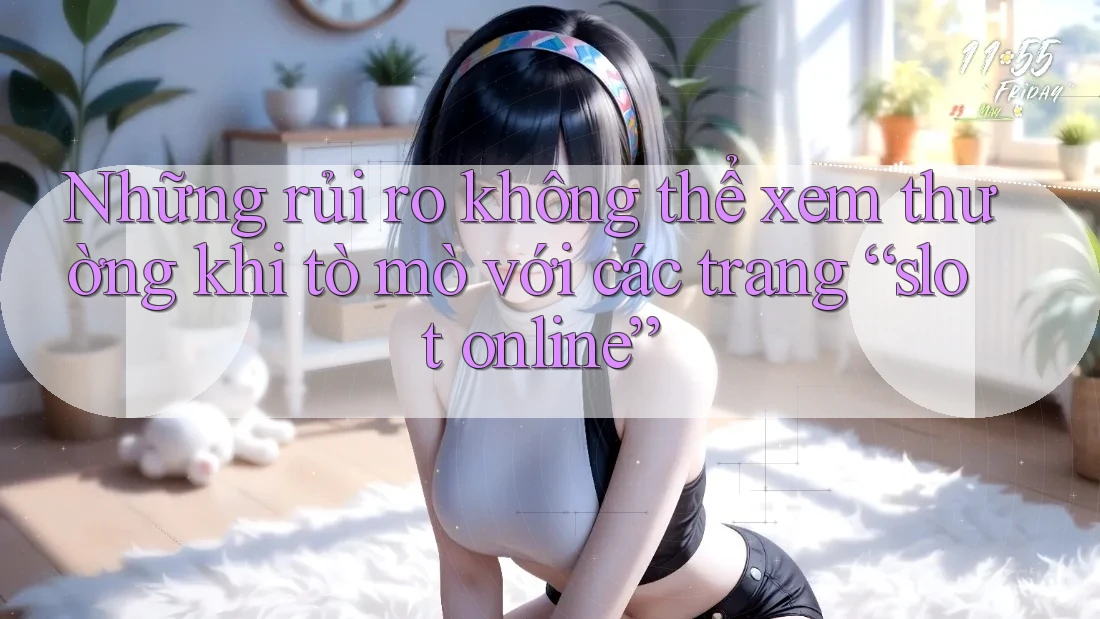 Những rủi ro không thể xem thường khi tò mò với các trang “slot online” Những rủi ro không thể xem thường khi tò mò với các trang “slot online”