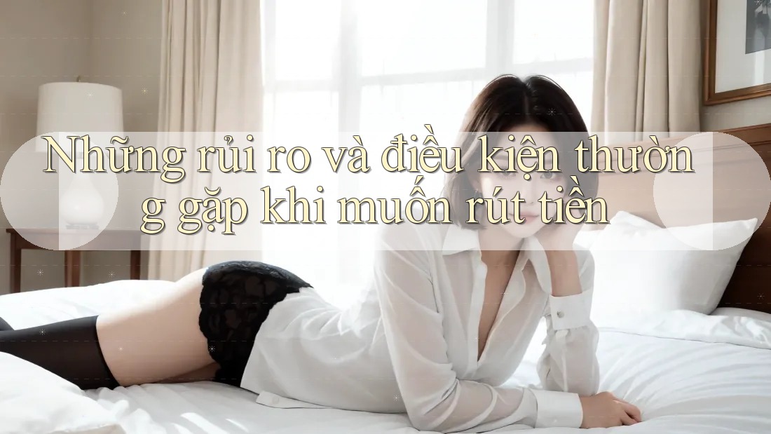 Những rủi ro và điều kiện thường gặp khi muốn rút tiền Những rủi ro và điều kiện thường gặp khi muốn rút tiền