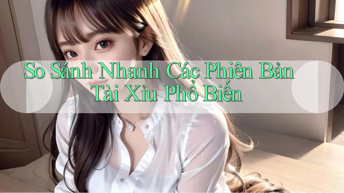 So Sánh Nhanh Các Phiên Bản Tài Xỉu Phổ Biến So Sánh Nhanh Các Phiên Bản Tài Xỉu Phổ Biến