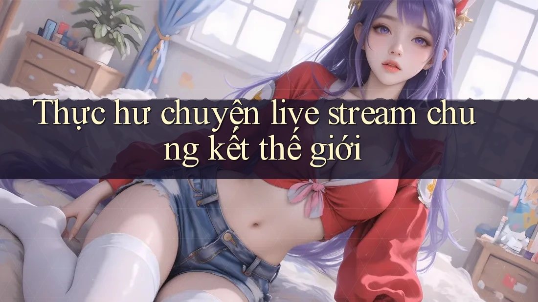 Thực hư chuyện live stream chung kết thế giới Thực hư chuyện live stream chung kết thế giới