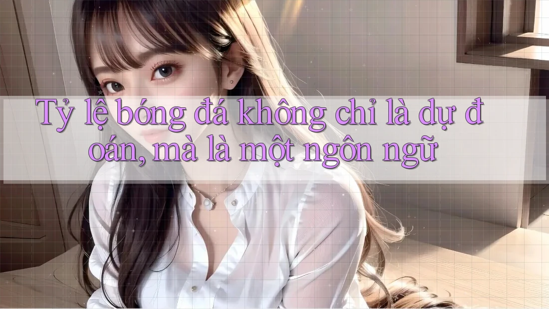 Tỷ lệ bóng đá không chỉ là dự đoán, mà là một ngôn ngữ