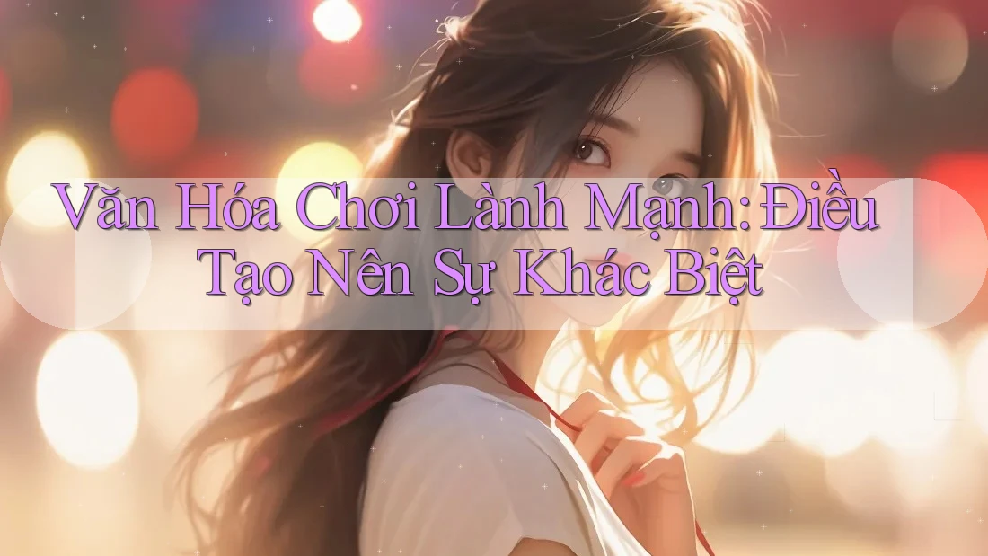 Văn Hóa Chơi Lành Mạnh: Điều Tạo Nên Sự Khác Biệt