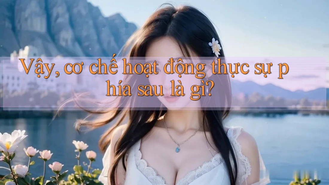 Vậy, cơ chế hoạt động thực sự phía sau là gì?